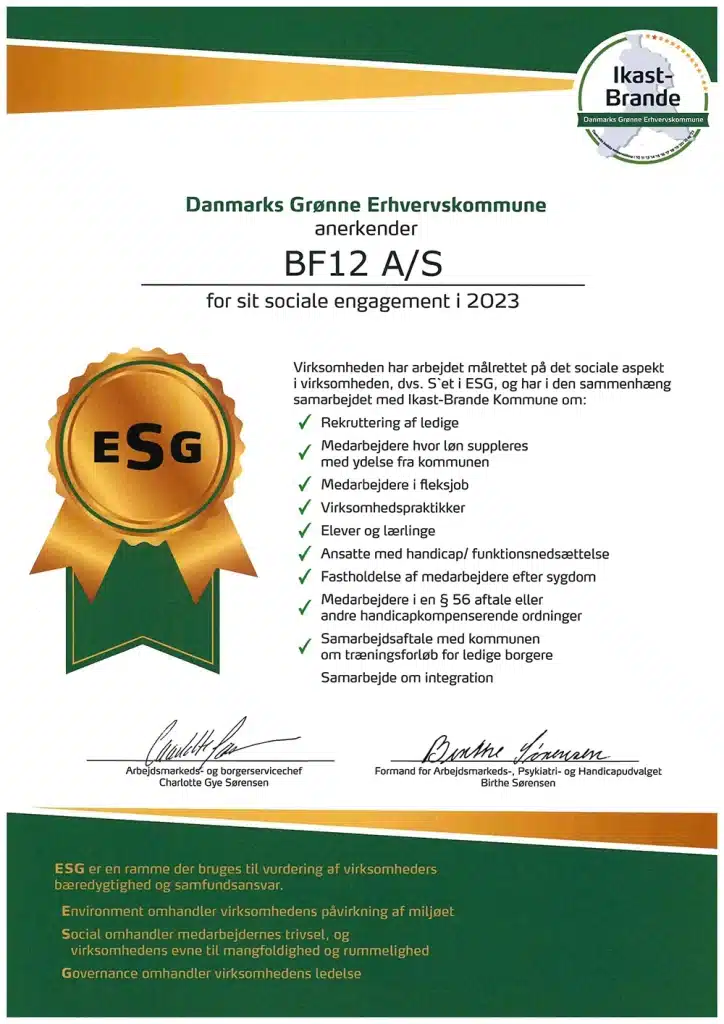 Danmarks Groenne Erhverveskommune 2023