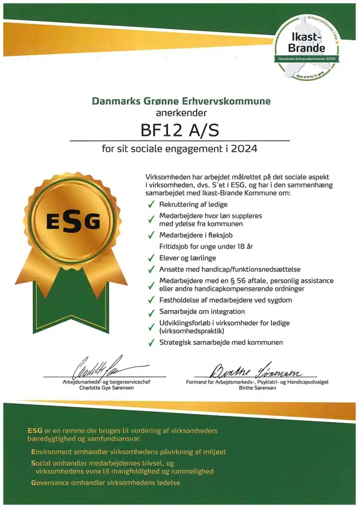 Danmarks Groenne Erhverveskommune 2024